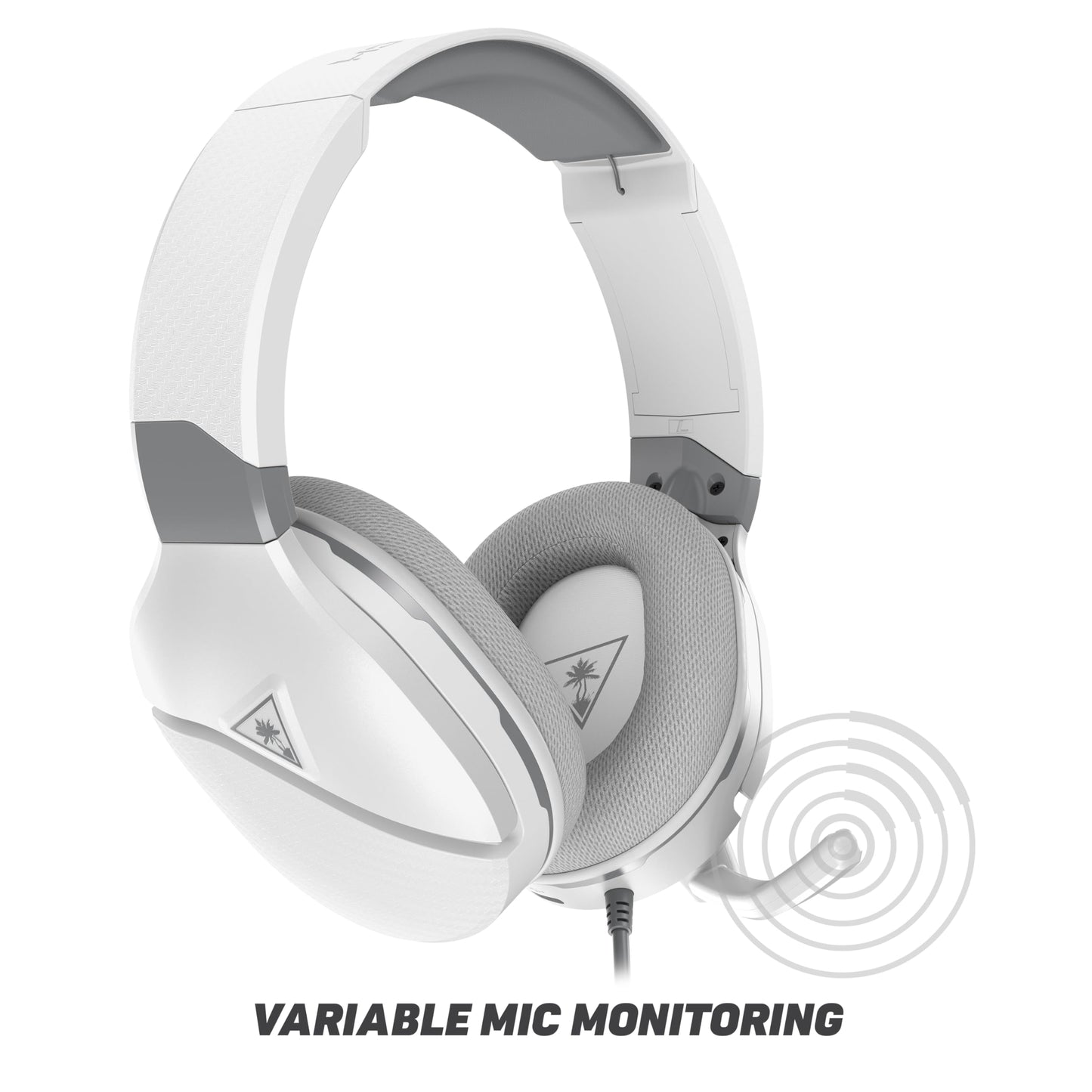 Turtle Beach Recon 200 Gen 2 Gaming Headset - Xbox, PS5, PC - Bass Boost, Memory Foam, Gen 2 White - Model TBS-6305-01