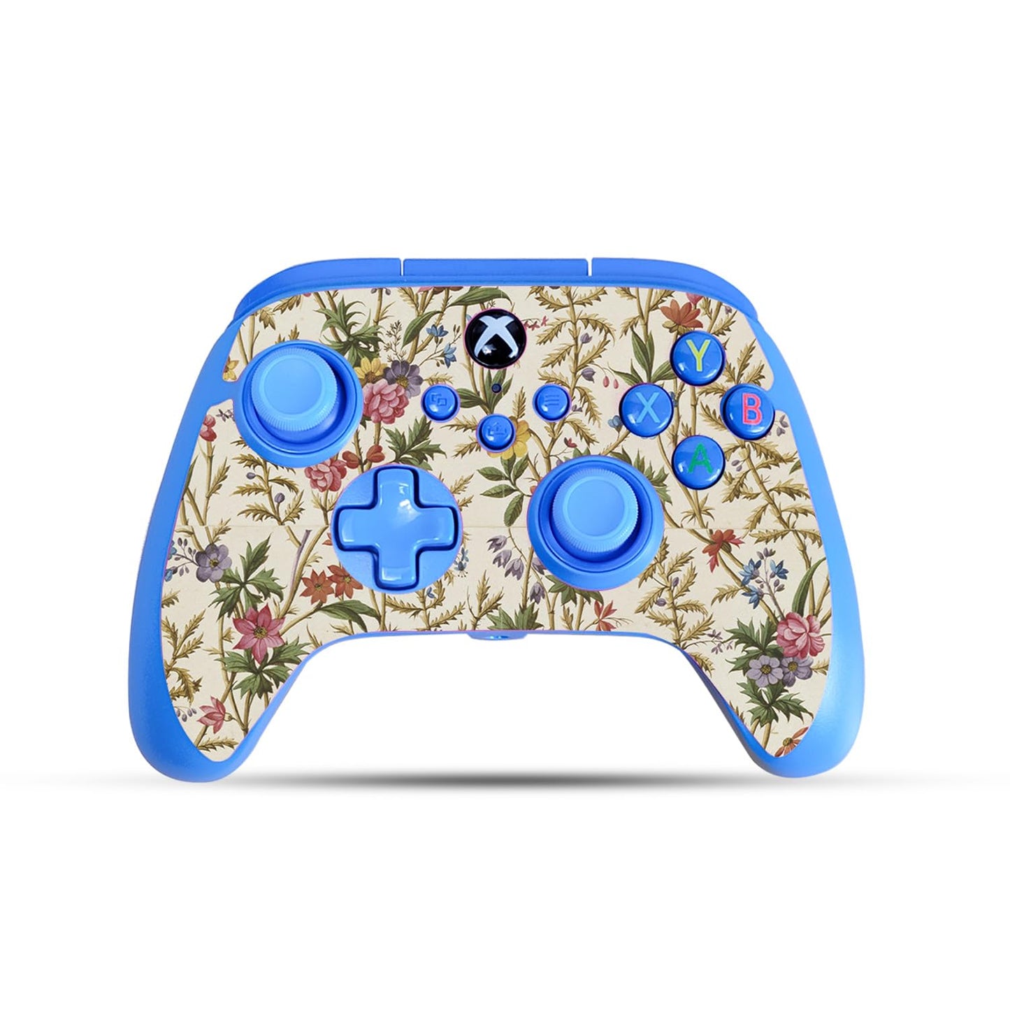 Gaming Skin Compatible with PowerA Xbox Series X|S Enhanced Wired Controller - Seaherb - fine 3M Vinyl Protective Wrap Decal Cover - Easy to Apply | Crafted in The USA by MightySkins