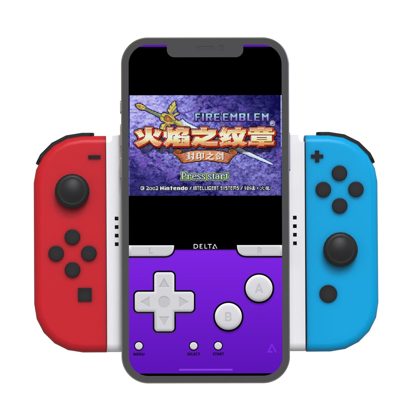 TEGRUP Joy-Con Charger Grip with Magnetic Phone Mount - Dual-Use Hinge, Upgraded Version, White