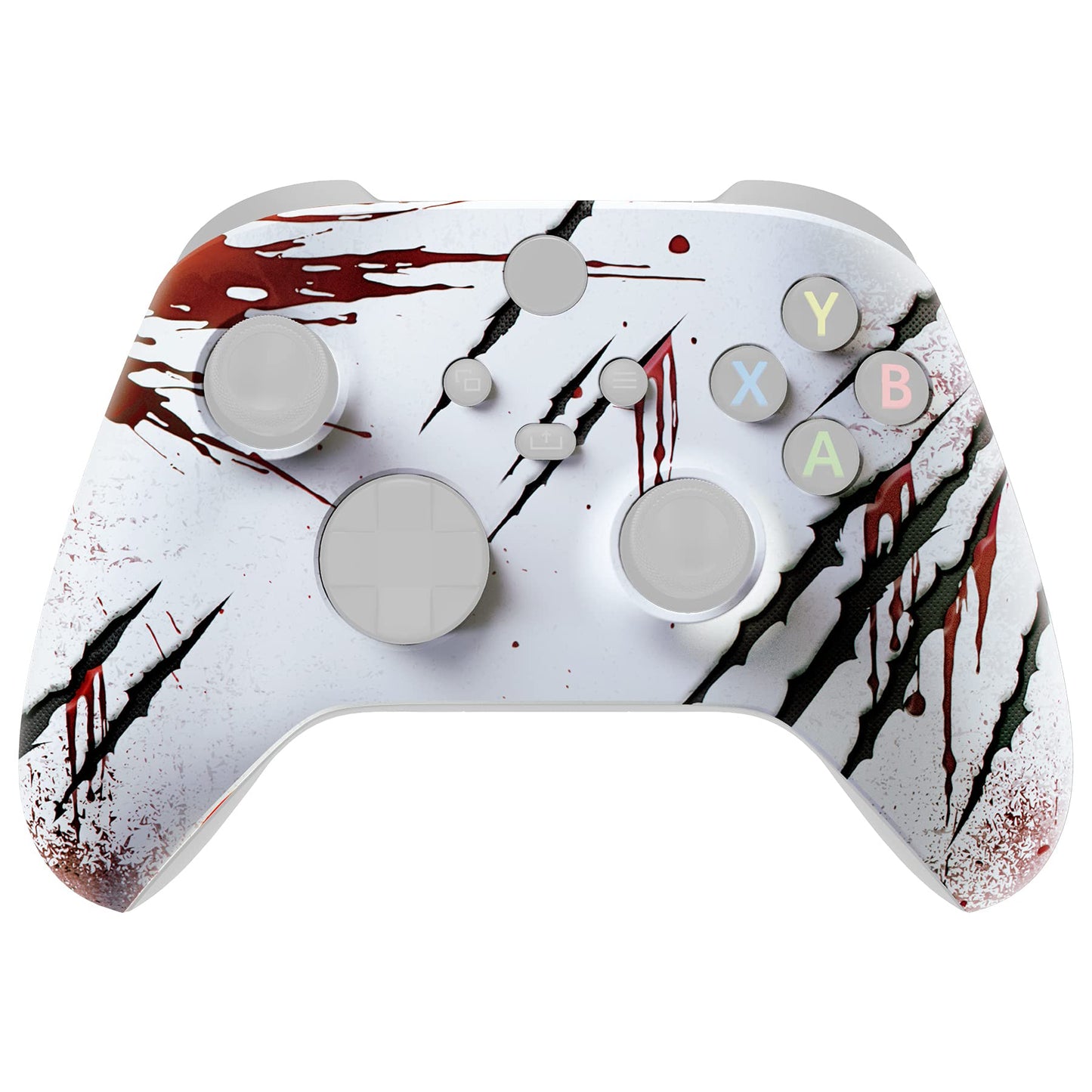 eXtremeRate Custom Shell for Xbox Series X & S - Wild Attack Replacement Cover - FX3T145 Scary-Theme Front Housing