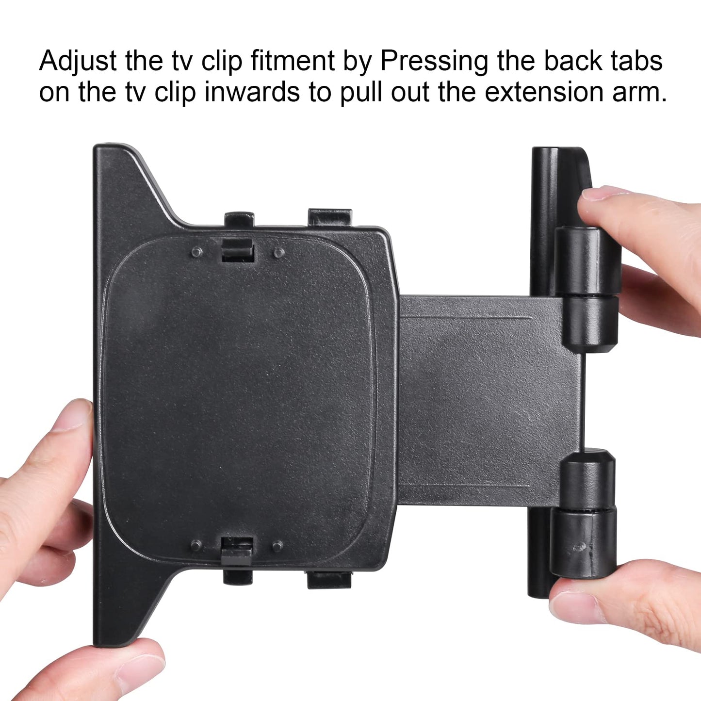 JINHEZO Kinect Sensor Mounting Clip for Xbox 360 - Model JINHEZO-CS-370, Black, 1 Pcs