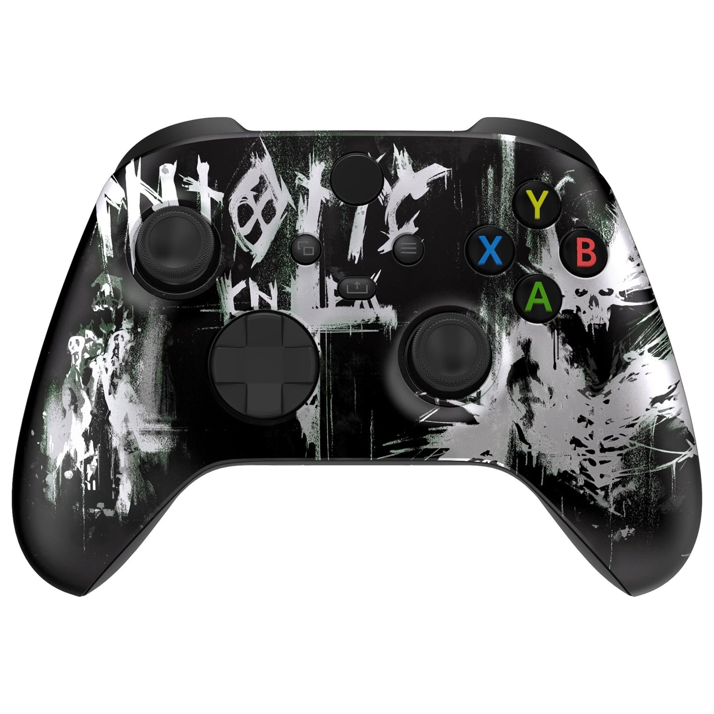 eXtremeRate Replacement Shell for Xbox Series X & S Controller - Unleash Your Style - Darkness Falls Custom Acessories Skin Front Housing Cover