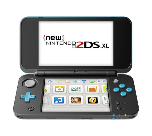 Nintendo 2DS XL - Black + Turquoise - Mario Kart 7 Pre-installed - Model JANSBADB