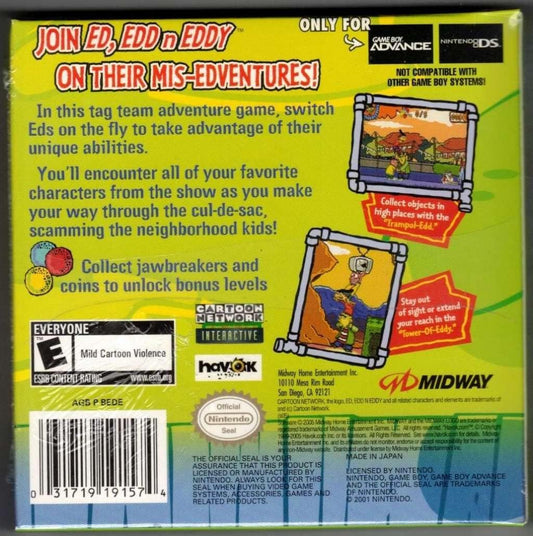 MIDWAY Ed, Edd n Eddy Mis-Edventures Game - Model 031719191574, Family-Friendly Fun