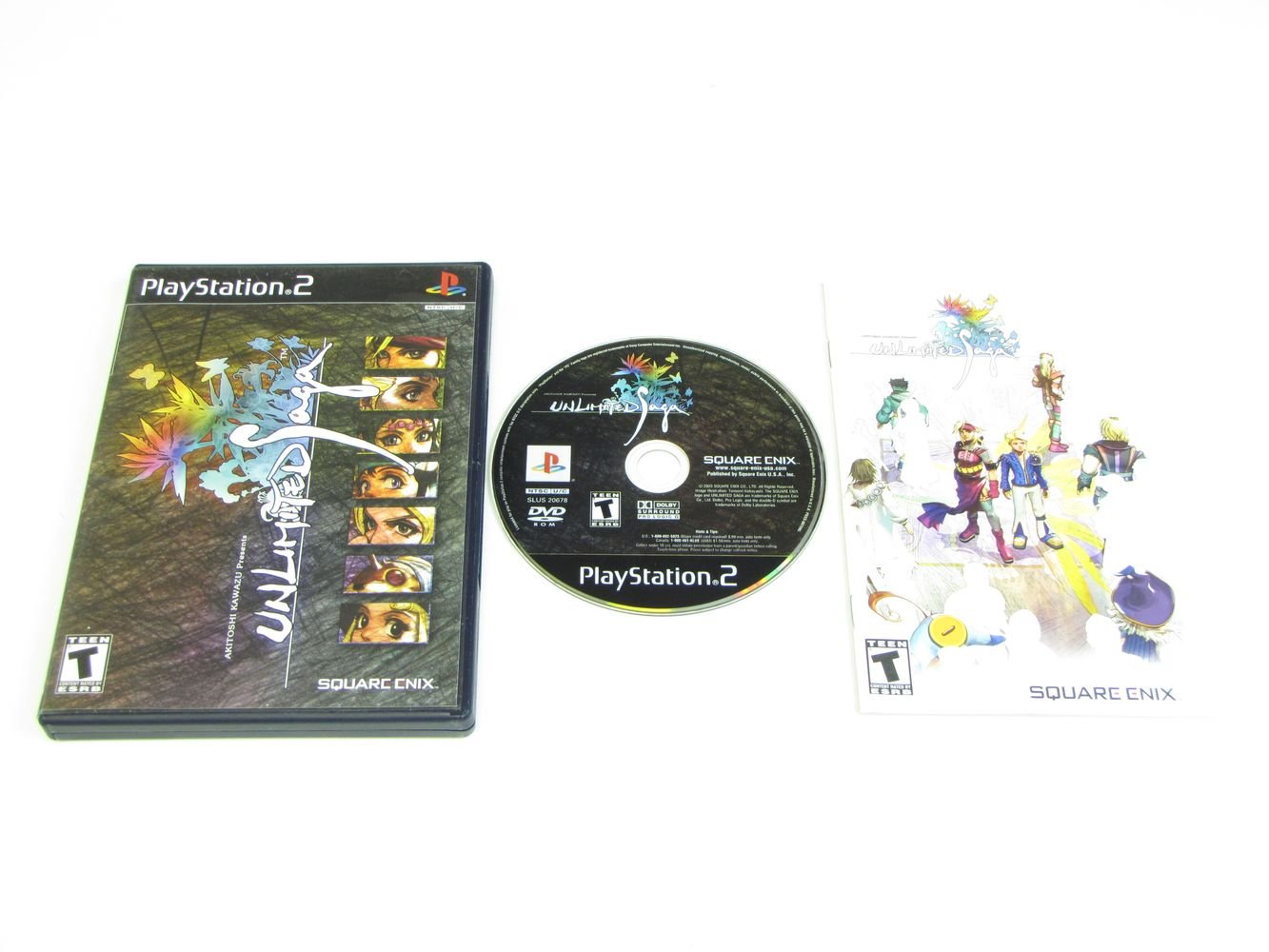 Square Enix Unlimited Saga - PlayStation 2 Game, Model P2SQE 662248903033