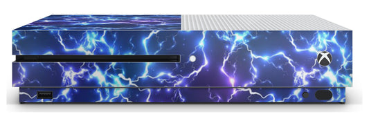 giZmoZ n gadgetZ Xbox One S Electric Storm Full Wrap Skin Vinyl Sticker - GNG-XBS-ELEC-SKINS