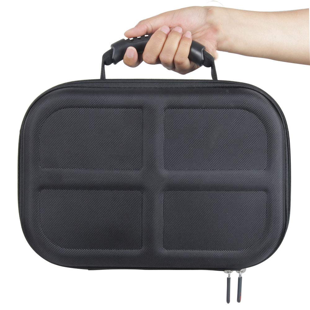 adada Hard Travel Case for Meta Quest 3/Oculus Quest 2 - Black VR Headset Storage Solution