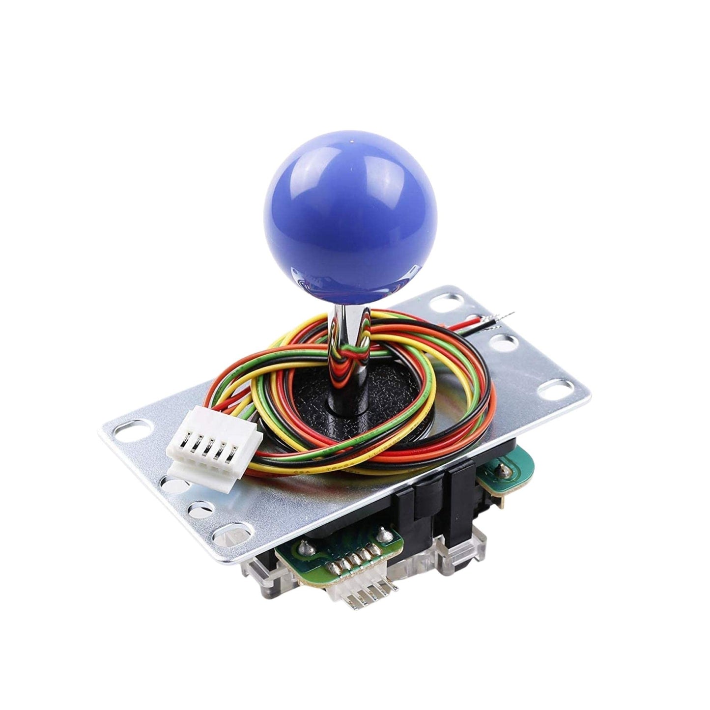 SANWA JLF-TP-8YT Joystick Dark Blue Original - for Arcade Jamma Game 4 & 8 Way Adjustable Compatible with Catz Mad SF4 Tournament Joystick (Dark Blue Ball Top) Use for Arcade Machine Cabinet SatNWA