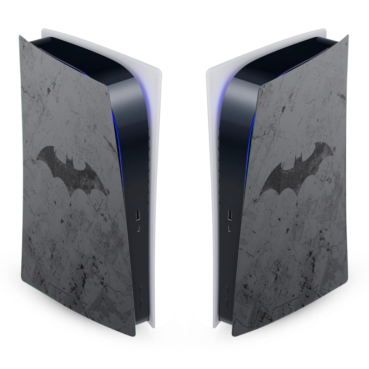 Head Case Designs Officially Licensed Batman DC Comics Hush Logos And Comic Book Vinyl Faceplate Sticker Gaming Skin Decal Cover Compatible With Sony PlayStation 5 PS5 Digital Edition Console