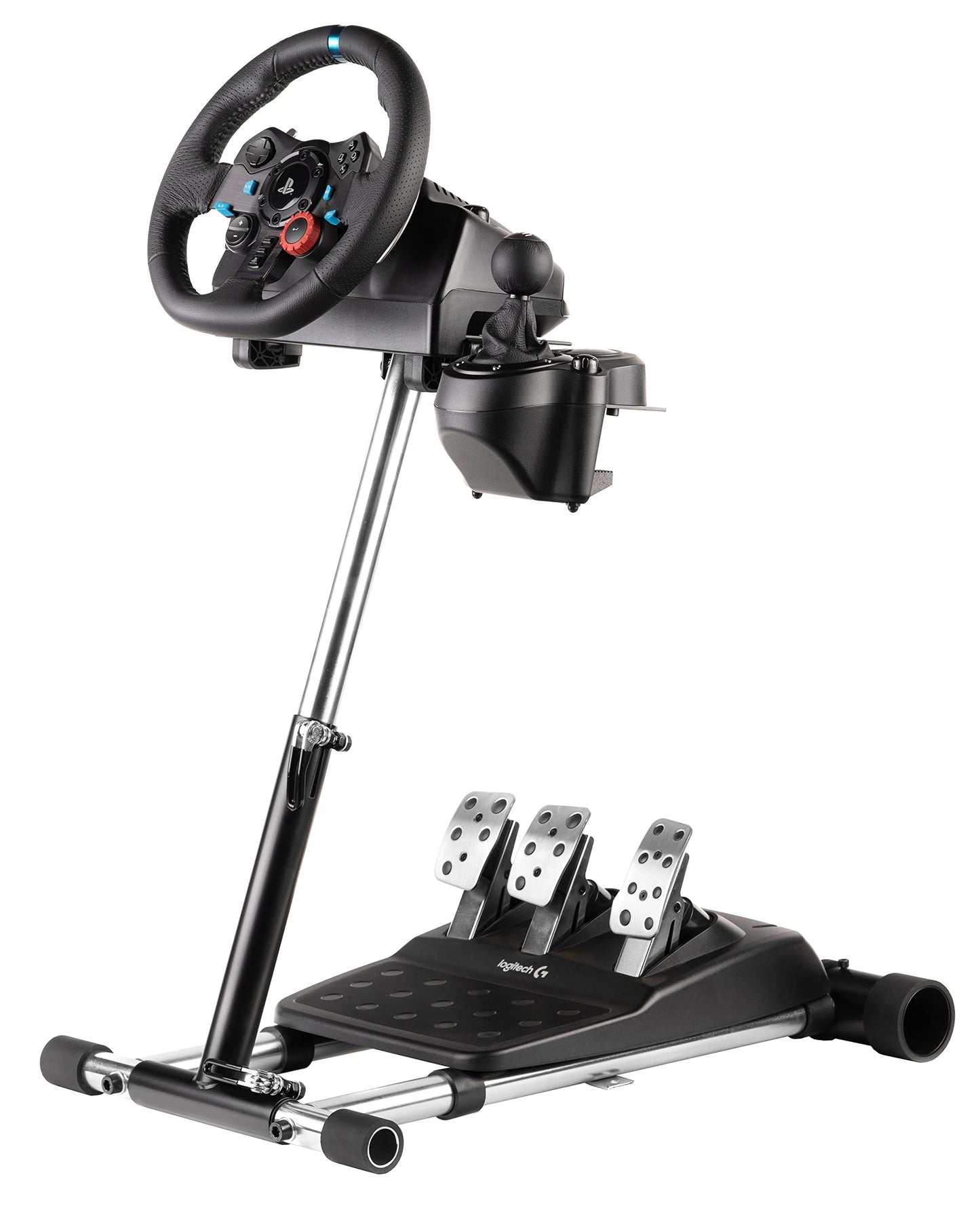 Wheel Stand Pro: G Racing Wheel Stand Compatible With Logitech G29 G923 G920 G27 & G25 Wheels Deluxe Original V2. Wheel and Pedals Not included.