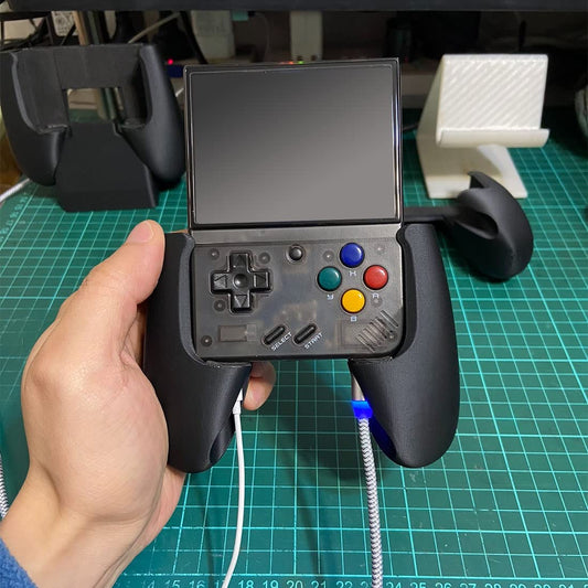 Petforu Miyoo Mini Plus Grip - Black - Model MMPMH-12 - Durable Acrylonitrile Butadiene Styrene Material