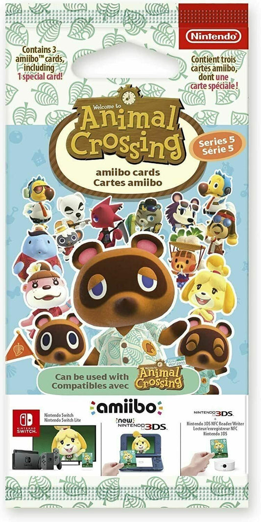 Nintendo Animal Crossing 3 Card Set (Vol. 5) - Paper Collectible Cards, Model 1184520