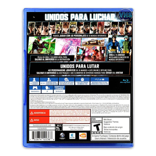 Namco Bandai Jump Force PS4 Game - Model NB000184PS4 - LATAM Edition