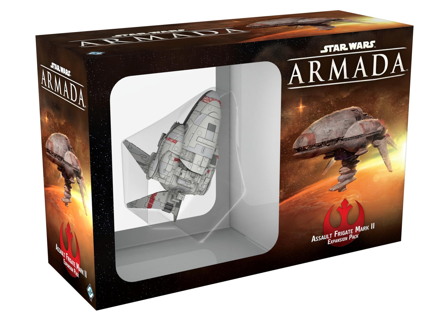 Star Wars: Armada Assault Frigate Mark II EXPANSION PACK - Rebellions Mighty Warship! Tabletop Miniatures Strategy Game Ages 14+ 2 Players 2 Hour Playtime Made by Atomic Mass Games