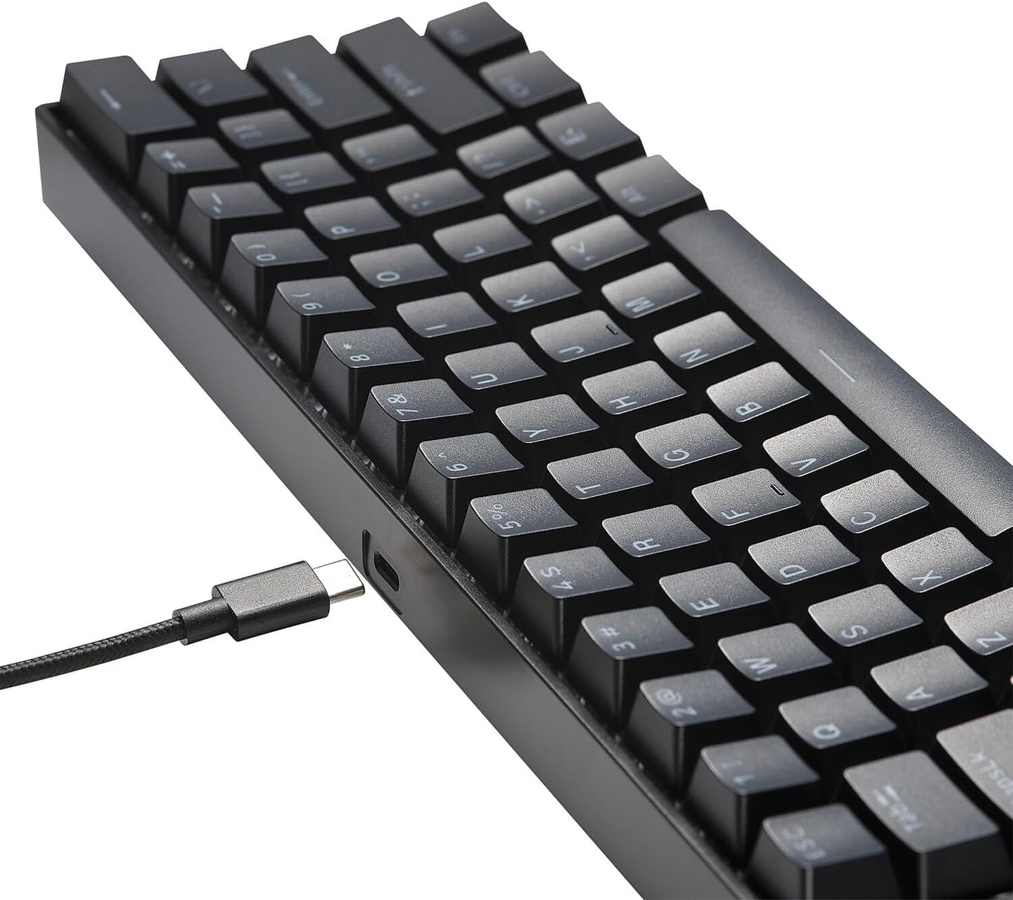 Mad Catz S.T.R.I.K.E. 6 RGB Mechanical Gaming Keyboard, Compact 60%, Black, Model KS63NMUSBL00