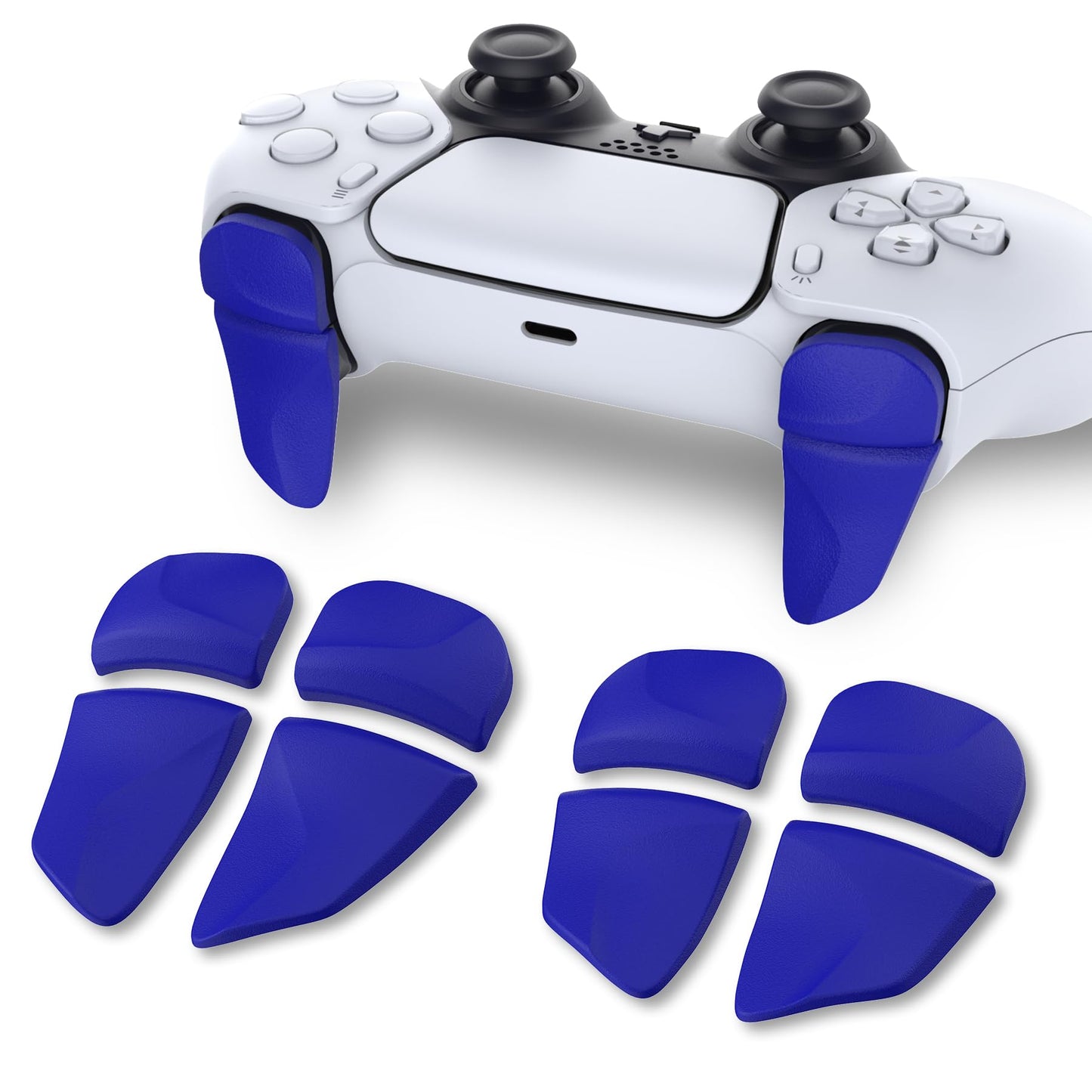 PlayVital cutting tool 2 Pairs Shoulder Buttons Extension control buttons for ps5 Controller Game Improvement Adjusters for PS Portal Remote Player Bumper control button Extenders for ps5 Edge Controller - Blue
