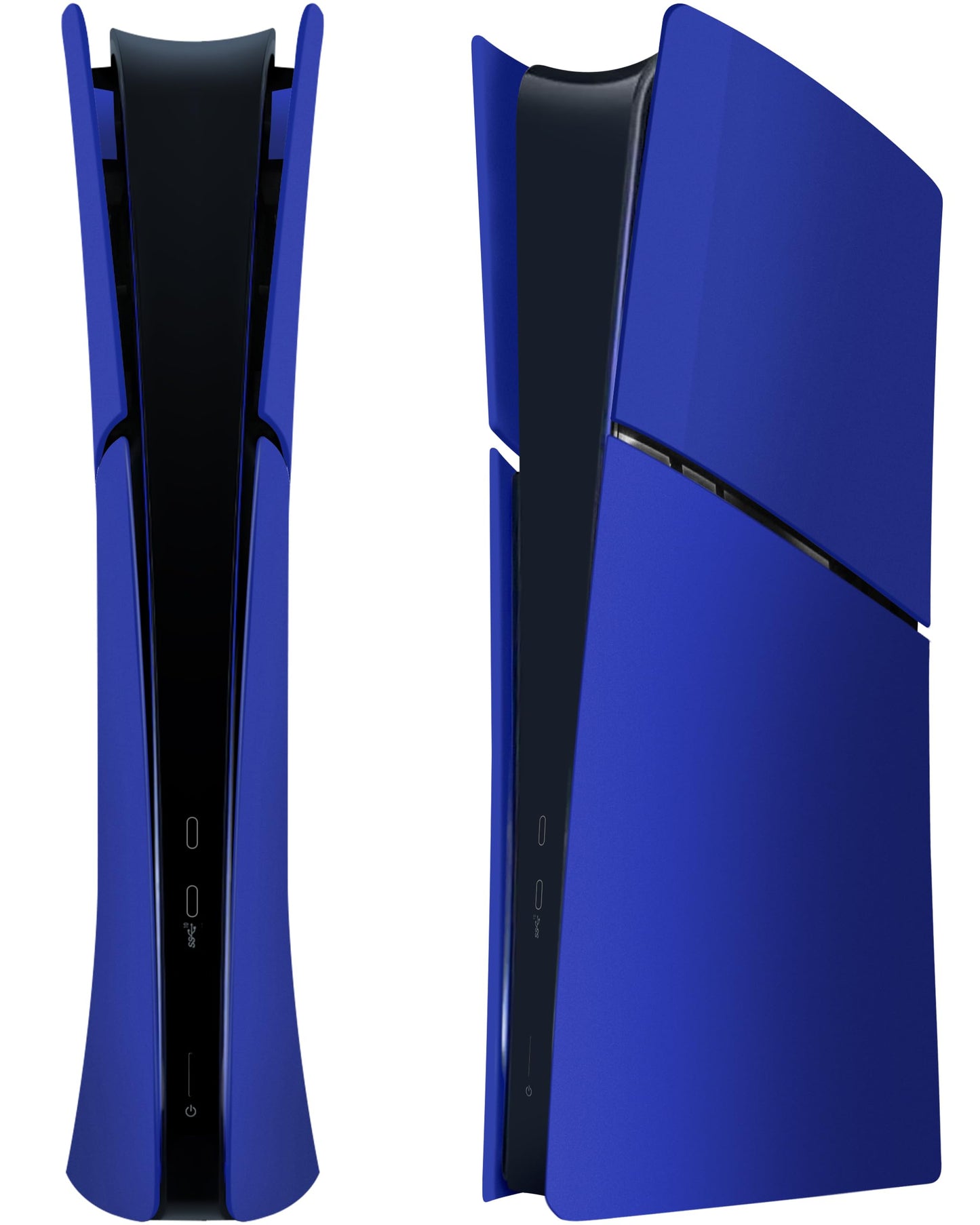 Joso Faceplate for PS5 Slim Digital Edition Anti-Scratch Dustproof Case Replacement Cover Skin Fit for PS5 Slim Console (Digital Version) Plates for PS5 Accessories Easy Installation - Blue