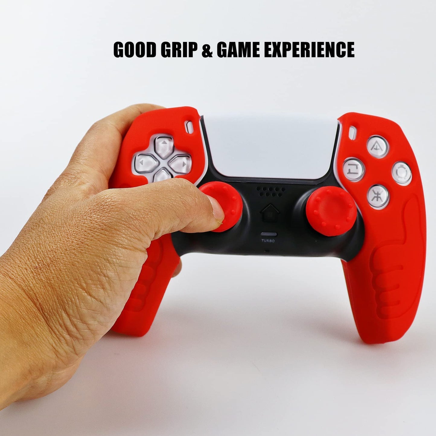 Oiokew Silicone Skin for PS5 Controller - Anti-Slip Shell Cover with 10 Joystick Grips, PS5 Controller #11