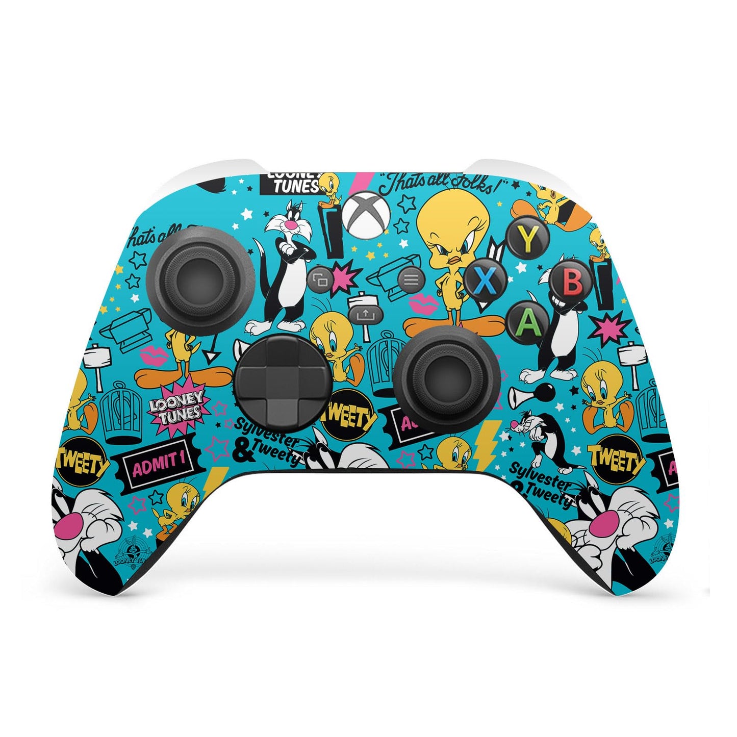 Head Case Designs Officially Licensed Looney Tunes Sylvester The Cat Graphics and Characters Vinyl Sticker Gaming Skin Decal Cover Compatible With Xbox Series X/S Controller