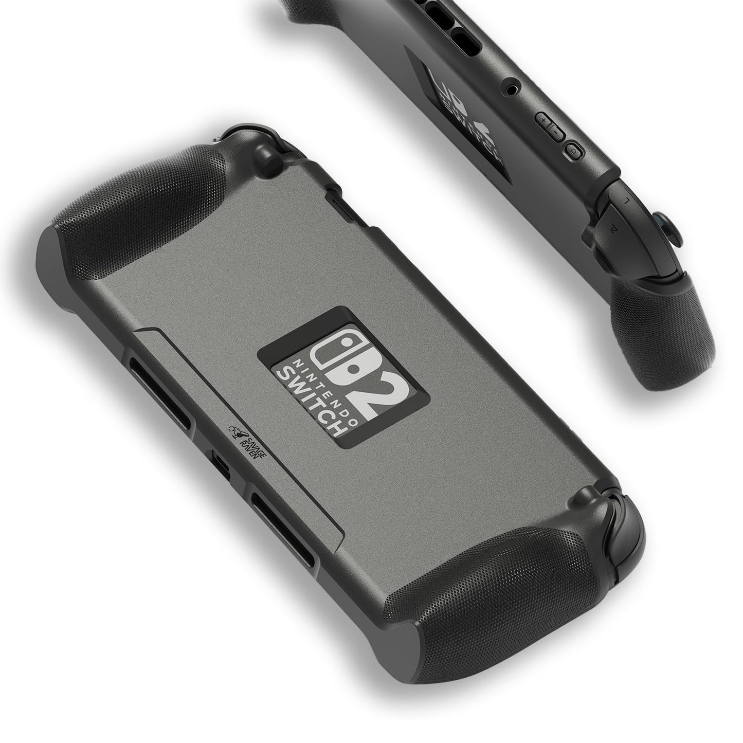 Savage Raven by Skull & Co. StandGrip for Nintendo Switch 2 : A Soft Protective Case with Textured Grips Full Protection and Sta