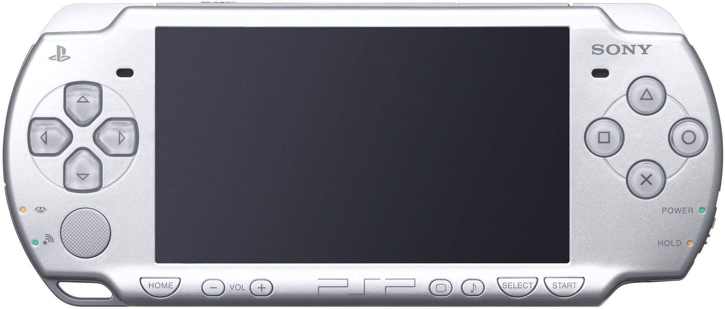 Sony Playstation Portable PSP 3000 Series Handheld Gaming Console System (Mystic Silver) (Renewed)