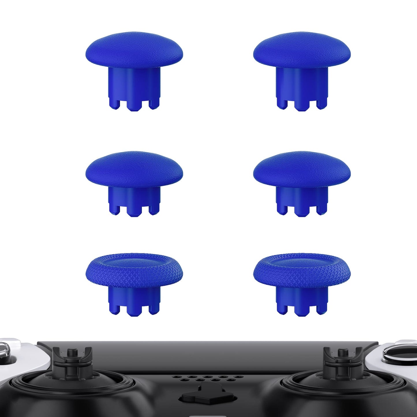 eXtremeRate Blue Replacement Swappable Thumbsticks for PS5 Edge Controller, Custom Interchangeable Analog Stick Joystick Caps fo