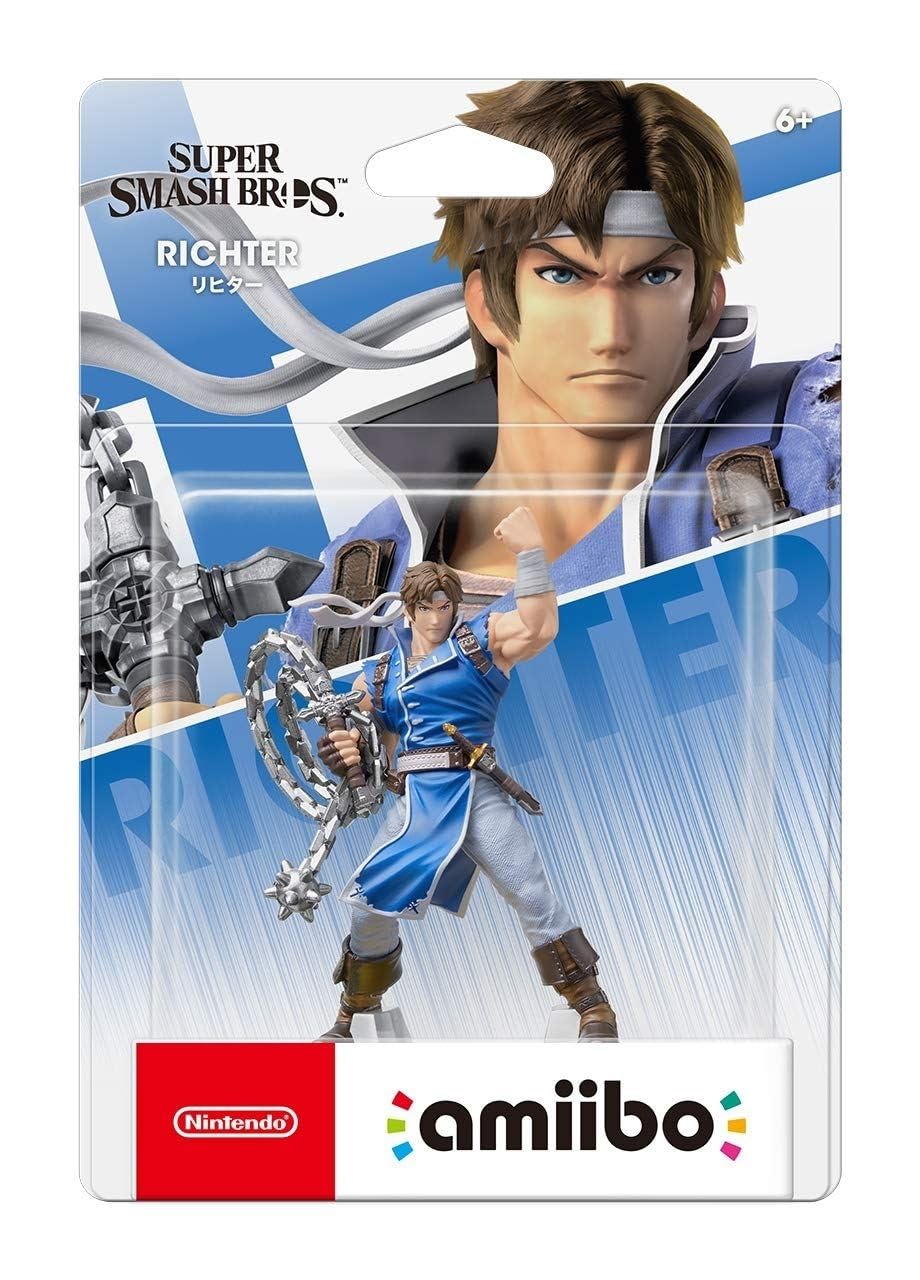Nintendo amiibo Richter Belmont Figure - Compatible with Nintendo Switch, Model 0045496380885