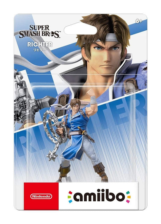 Nintendo amiibo Richter Belmont Figure - Compatible with Nintendo Switch, Model 0045496380885