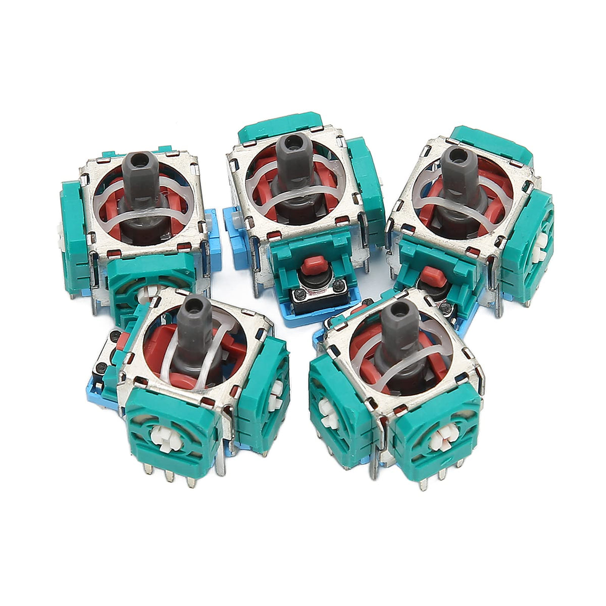 5Pcs 3D Joystick Replacement for Gamepad 3D Analog Sensor Joystick Thumb Stick for PS 5 Game Controller