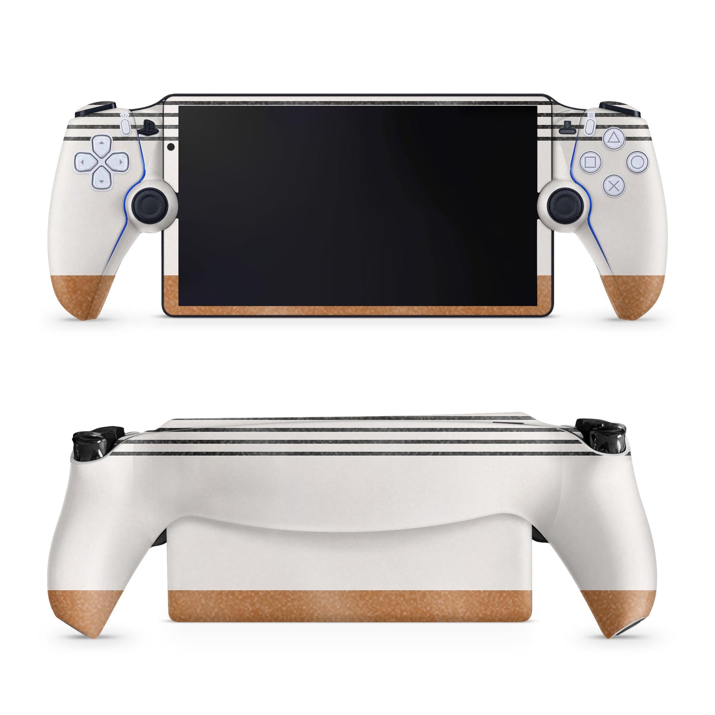 Glossy Glitter Gaming Skin Compatible with PS5 Portal Remote Player - Neutral removees - fine 3M Vinyl Protective Wrap Decal Cover - Easy to Apply | Crafted in The USA by MightySkins