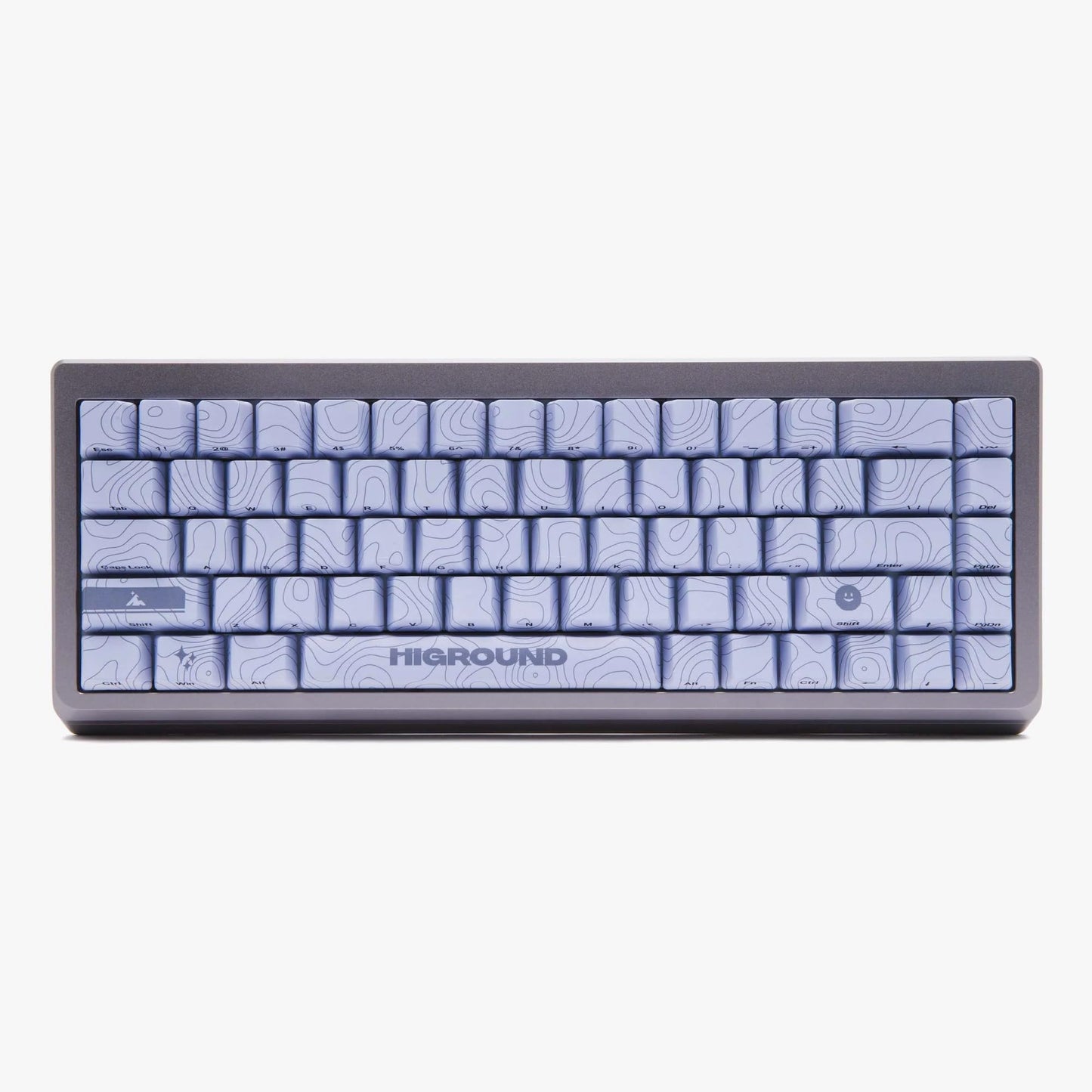 Higround Summit 2.0 Slate 65% Mechanical USB Wired Gaming Keyboard Dreamland Linear Switches Programable RGB Hot-Swappable Deep Thock Creamy Sounding PC Keyboard