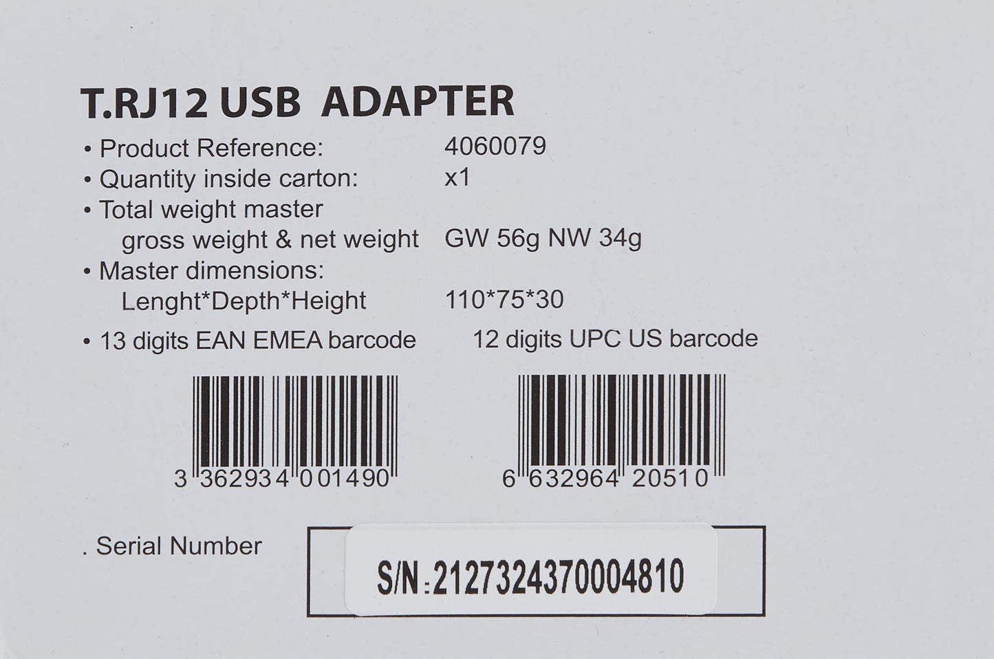 Thrustmaster TR J12 Adapter for Thrustmaster Flight & Racing Pedals - Black, Model 4060079