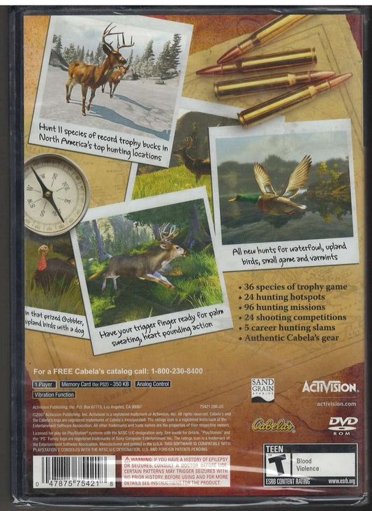 ACTIVISION Cabela's Trophy Bucks - Model 75421 - Engaging Hunting Game Experience