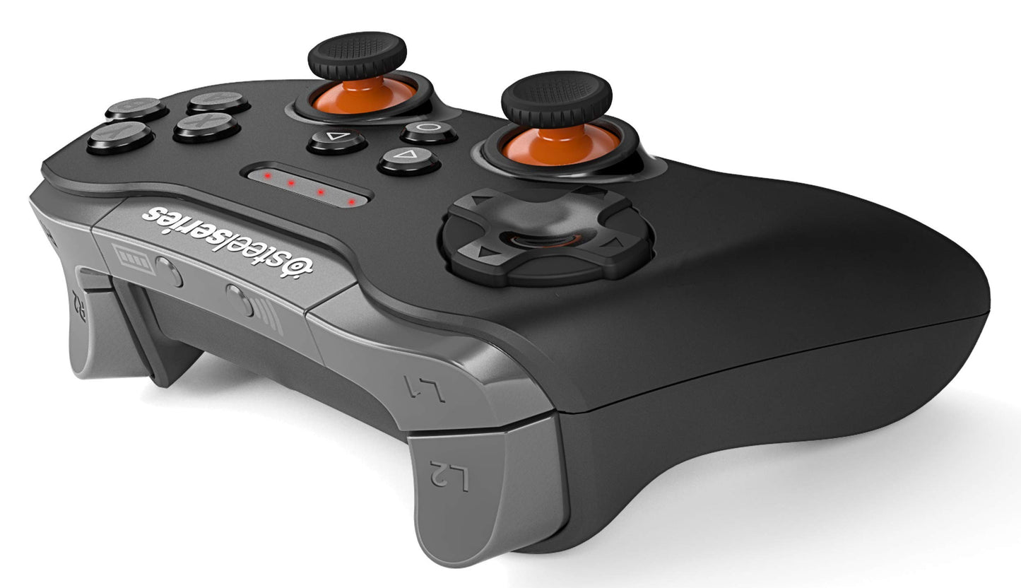 SteelSeries Stratus Bluetooth Mobile Gaming Controller - Android Windows VR - 40+ Hour Battery Life - Supports Fortnite Mobile