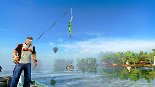 ACTIVISION Rapala Pro Bass Fishing Game with Rod - Xbox 360, Model 76411