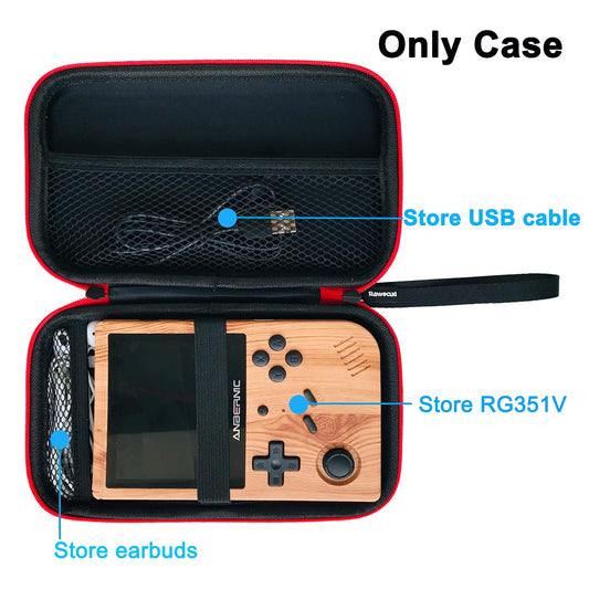 RAWECUD Hard Carrying Case for Handheld Console, EVA Material, Multicolor, Model XRG351V0X