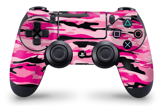 giZmoZ n gadgetZ PS4 Controller Skins - Full Wrap Vinyl Sticker, 2.36x4.72in, Pink Camo, Model GNG-PS4-PINK-C