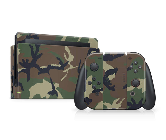 giZmoZ n gadgetZ Camo Skin Decal Vinyl Sticker Set for Nintendo Switch Console + Controller, GNG-Switch-CAMO-SKINS