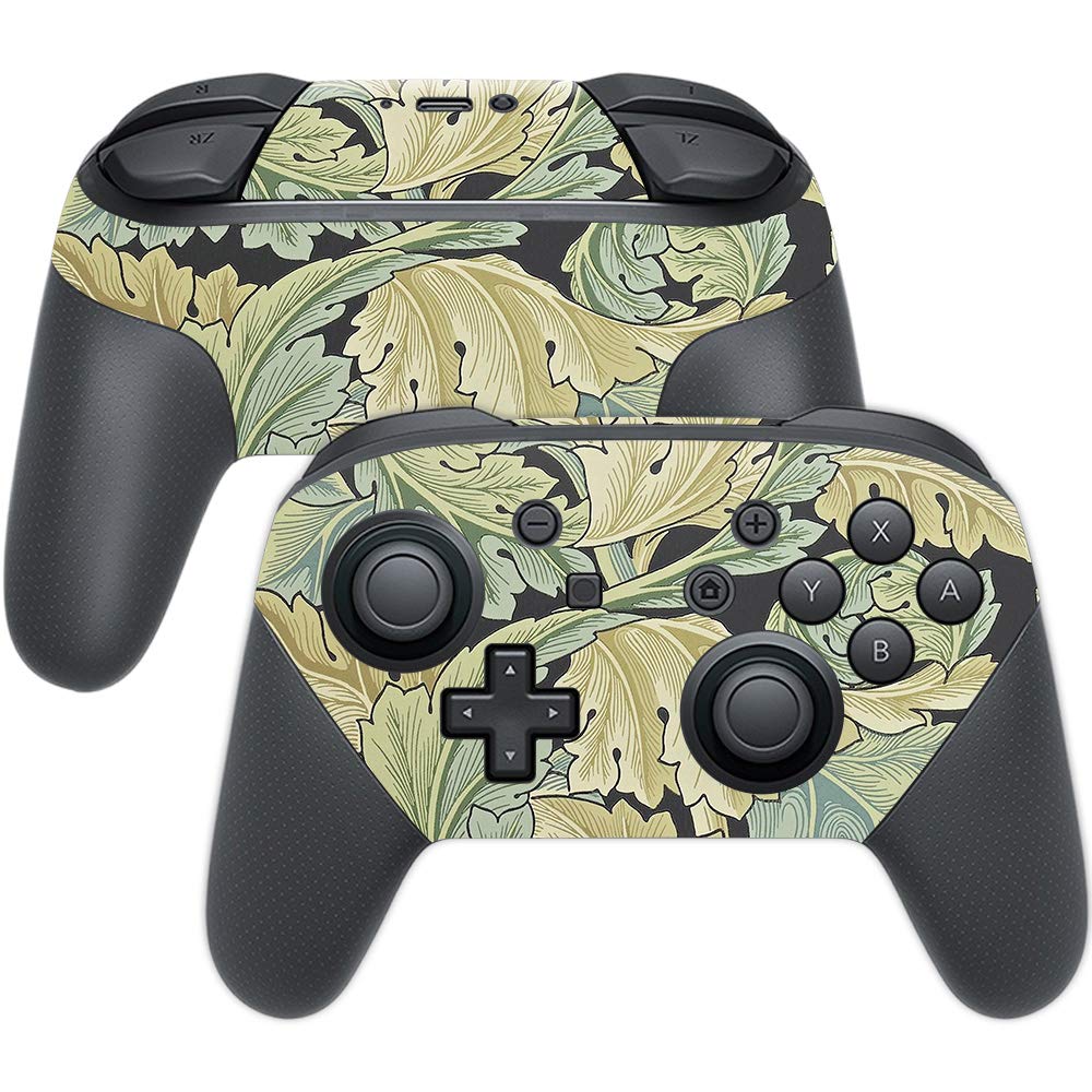 MightySkins Skin Compatible with Nintendo Switch Pro Controller - Acanthus | Protective, Durable, and Unique Vinyl Decal wrap Co