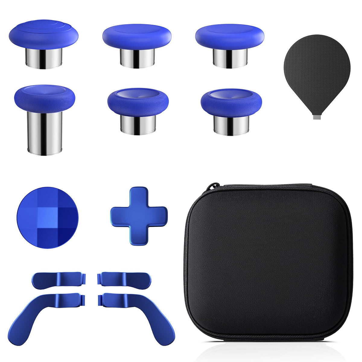 13 in 1 Metal Thumbsticks for Xbox One fine design Series 2 fine design Series 2 Core Controller Parts TanReginal Gaming Accessory Replacement Metal Mod 6 Swap Joysticks 4 Paddles 2 D-Pads 1 Tool(Blue)
