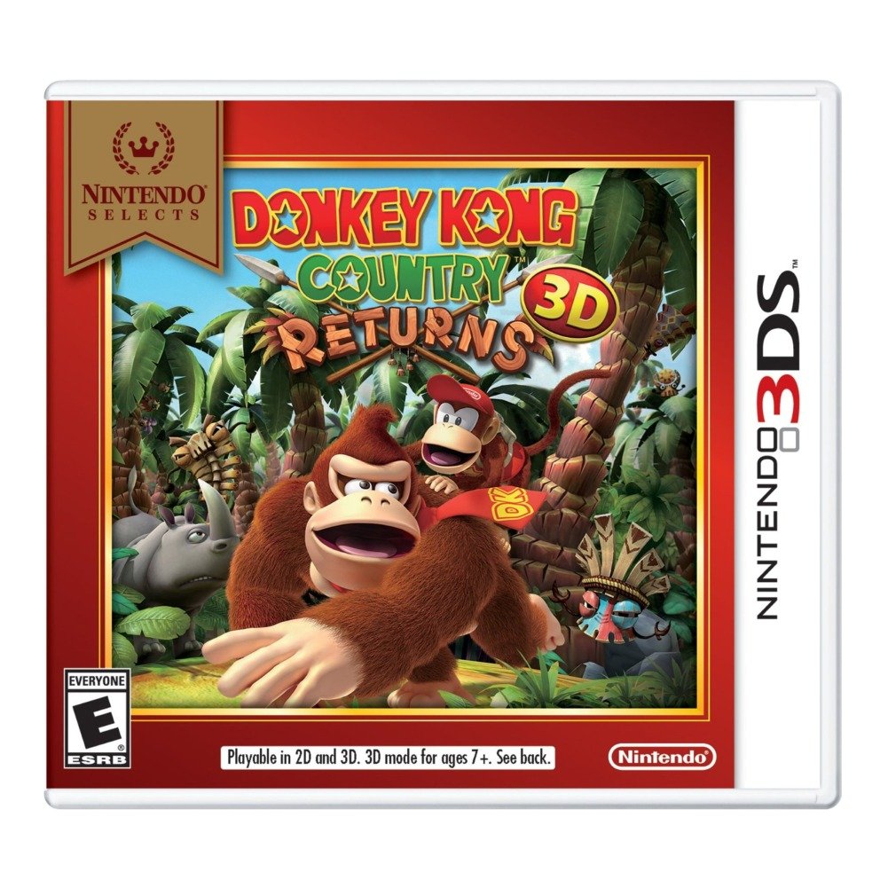 Nintendo Selects Donkey Kong Country Returns 3D - Nintendo 3DS Standard Edition, Original Version, Model CTRPAYT2