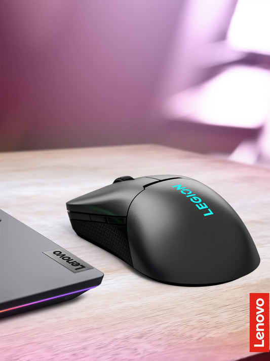 Lenovo Legion M600s RGB Wireless Gaming Mouse - 19,000 DPI, 6 Buttons, 70H Battery Life, Tri-Mode, Compact, Iron Grey