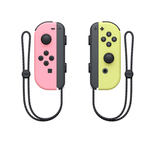 Nintendo Joy-Con Controllers (L/R) - Pastel Pink/Pastel Yellow, Model 1029638