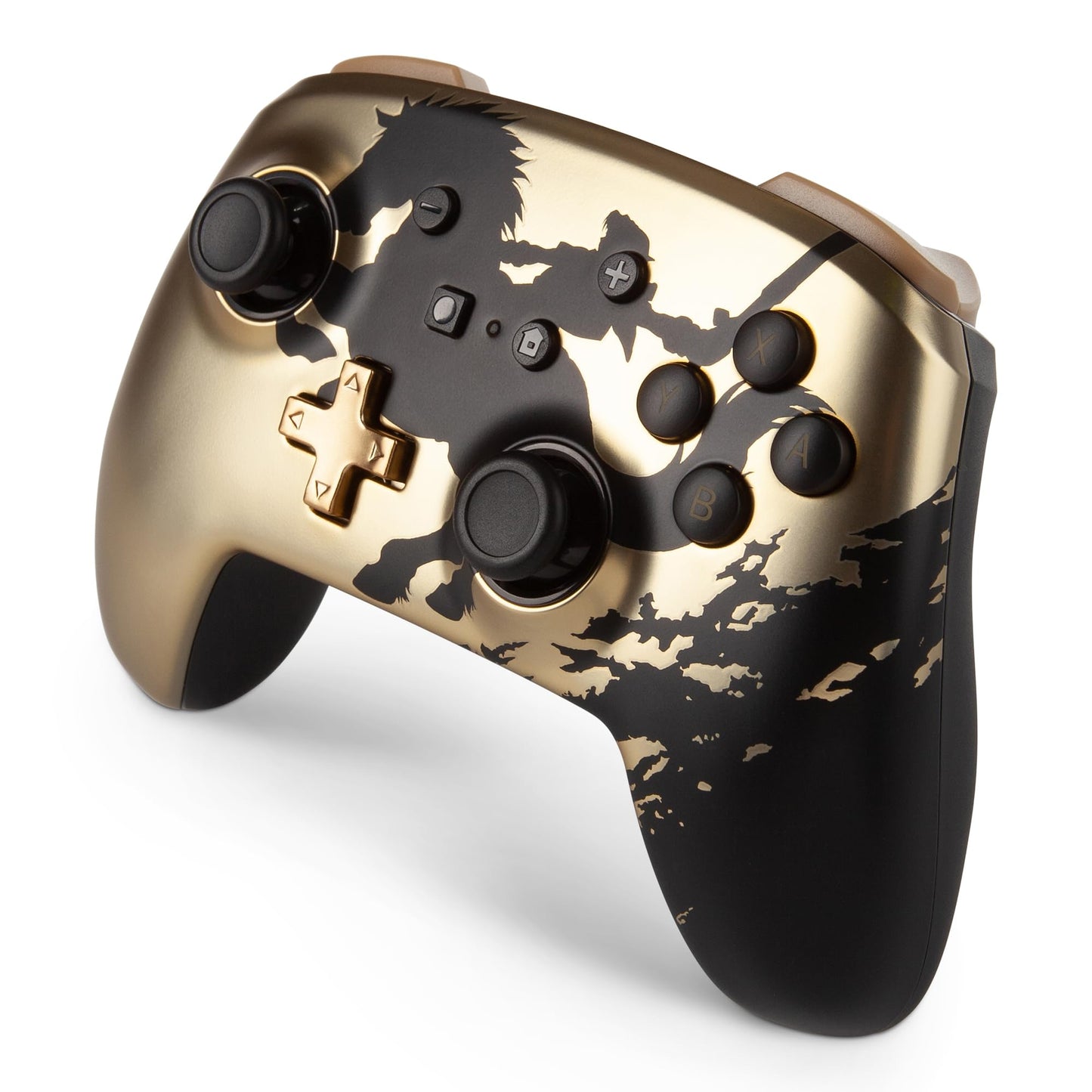 PowerA Enhanced Wireless Controller for Nintendo Switch - Gold Rider, Model 1518805-02, Officially Licensed Gamepad