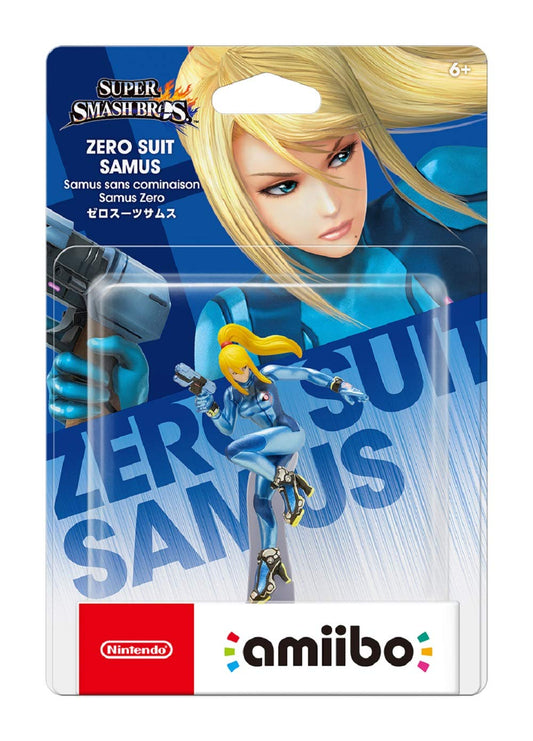 Nintendo Zero Suit Samus amiibo - Japan Import, Plastic, Super Smash Bros Series, SG_B00Y074JOM_US