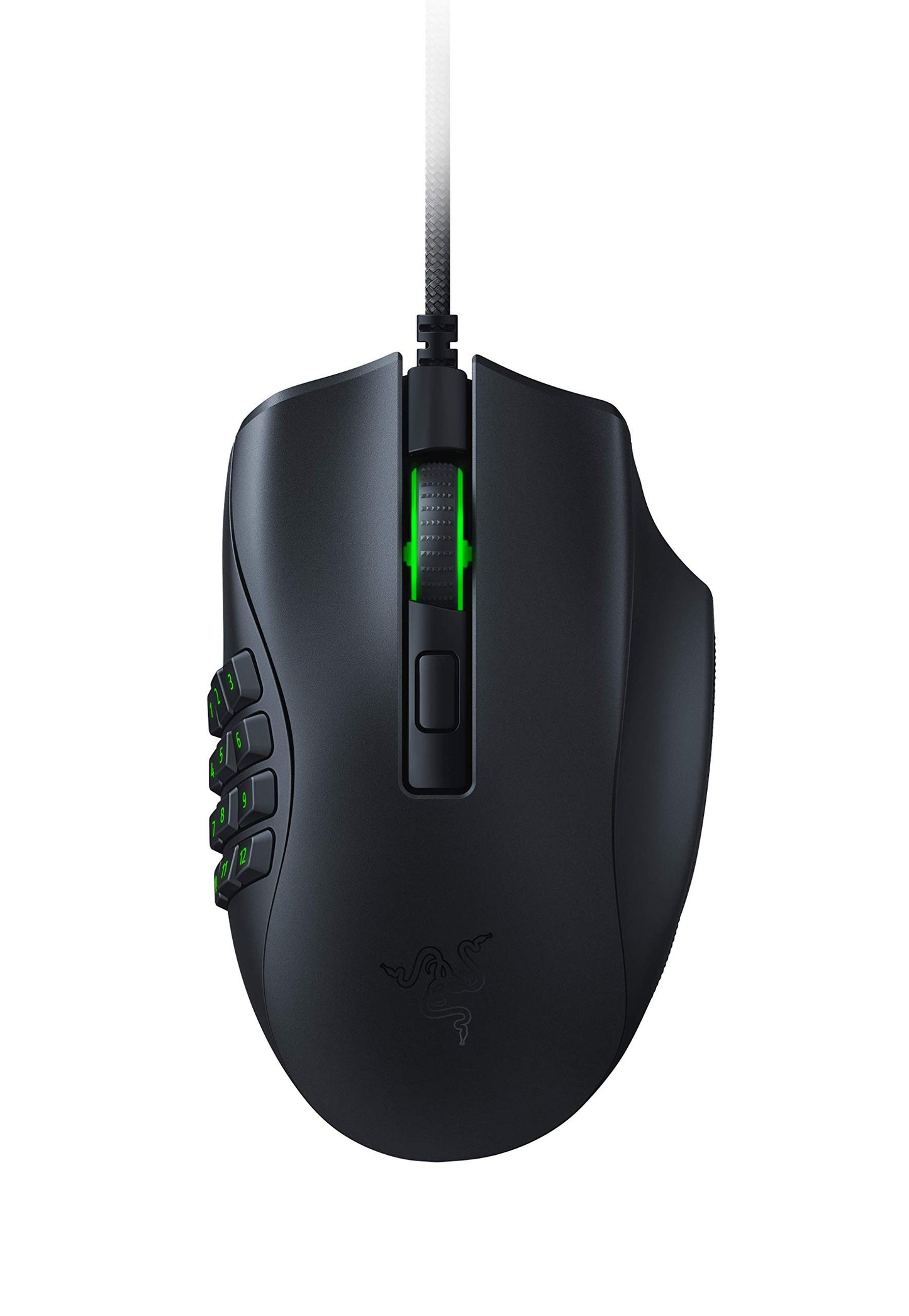 Razer Naga X Wired MMO Gaming Mouse: 18K DPI Optical Sensor - 2nd-gen Optical Switch - Chroma RGB Lighting - 16 Programmable But