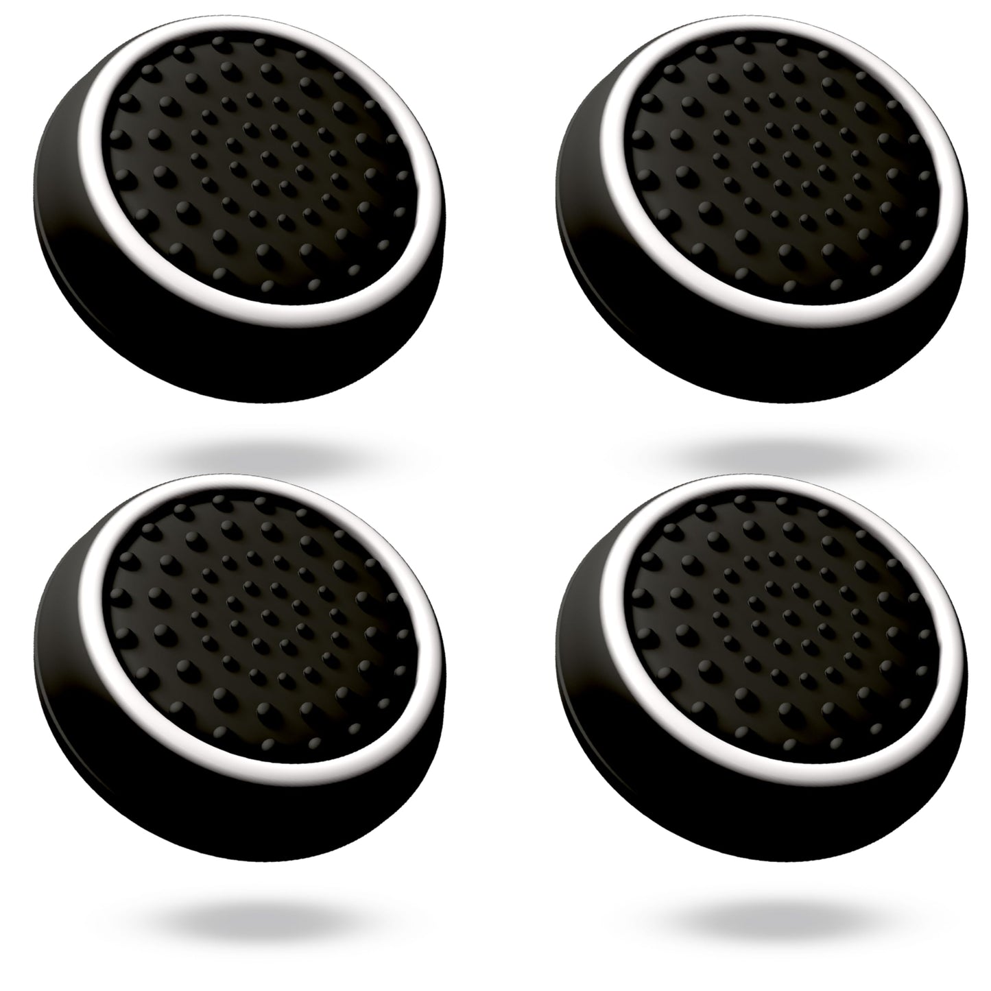 MatoSan 4 Thumbstick Grip Caps - Universal Silicone Controller Covers - Enhanced Grip Precision & Protection - Anti-Slip Joystick Accessories for All Modern Game Controllers