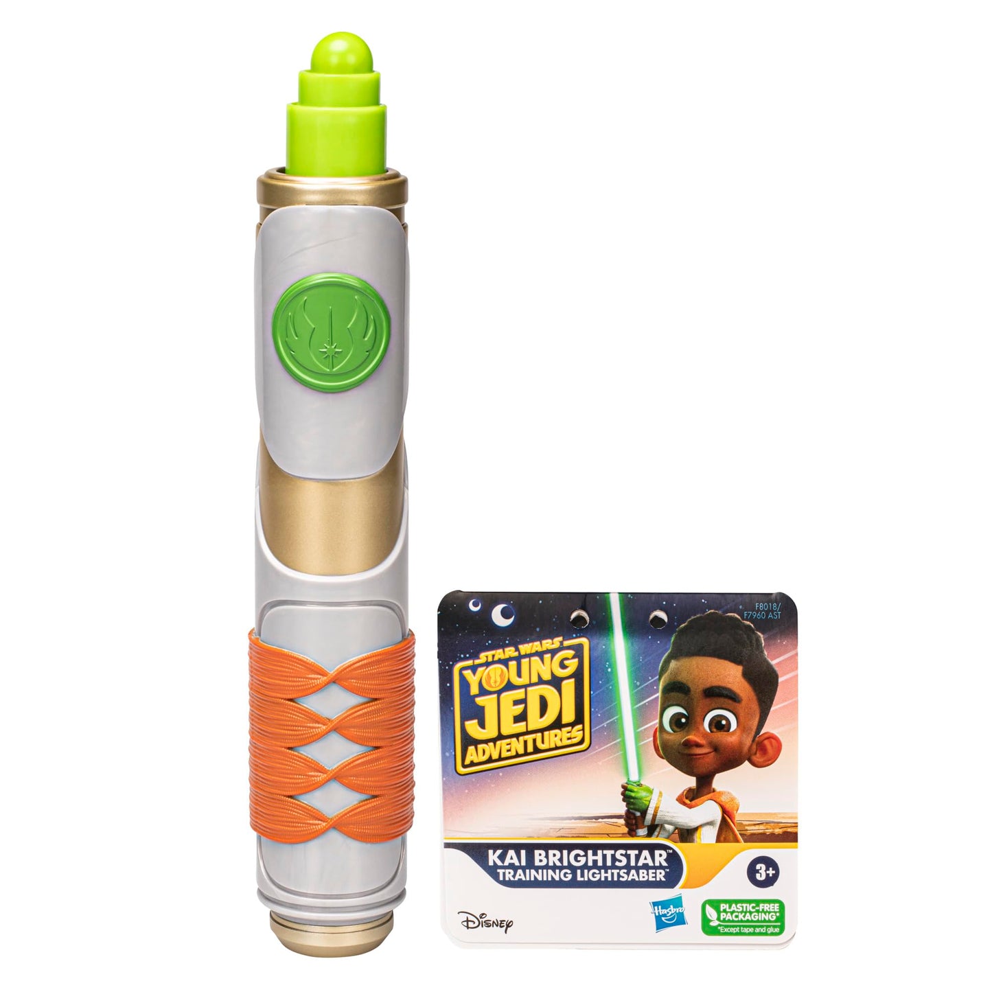 Star Wars: Young Jedi Adventures Kai Brightstar Green Extendable Lightsaber Toys Preschool Toys for 3 Year Old Boys & Girls