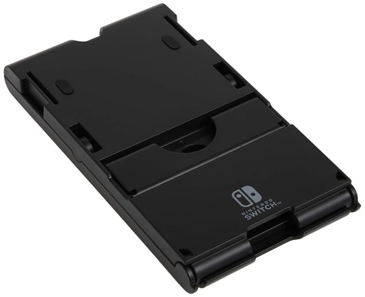 HORI Compact Playstand for Nintendo Switch - Adjustable, Black, Officially Licensed, Model NSW-029U, Rubber Material