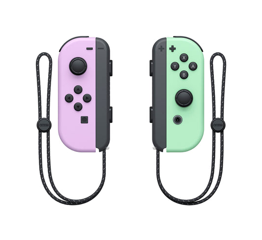 Nintendo Joy-Con Controllers (L/R) - Pastel Purple/Pastel Green, Model 1029638